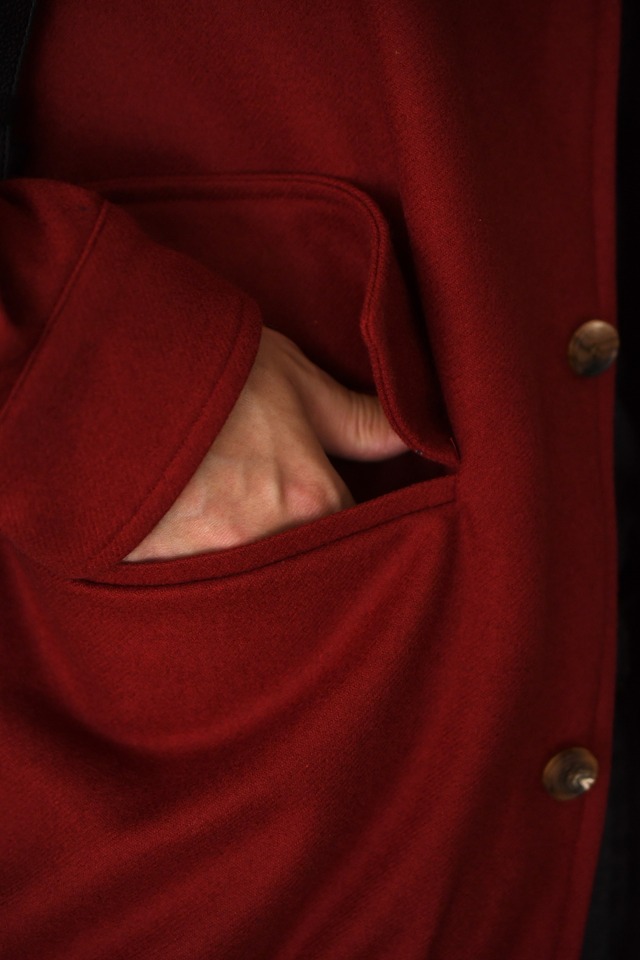 A.PRESSE / Light Weight Cashmere Blouson (RED)