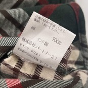 90s POLO JEANS CO. RALPH LAUREN ラルフローレン チェック ダブルポケット 長袖 ネルシャツ M/グリーン×レッド系 メンズ ビンテージ