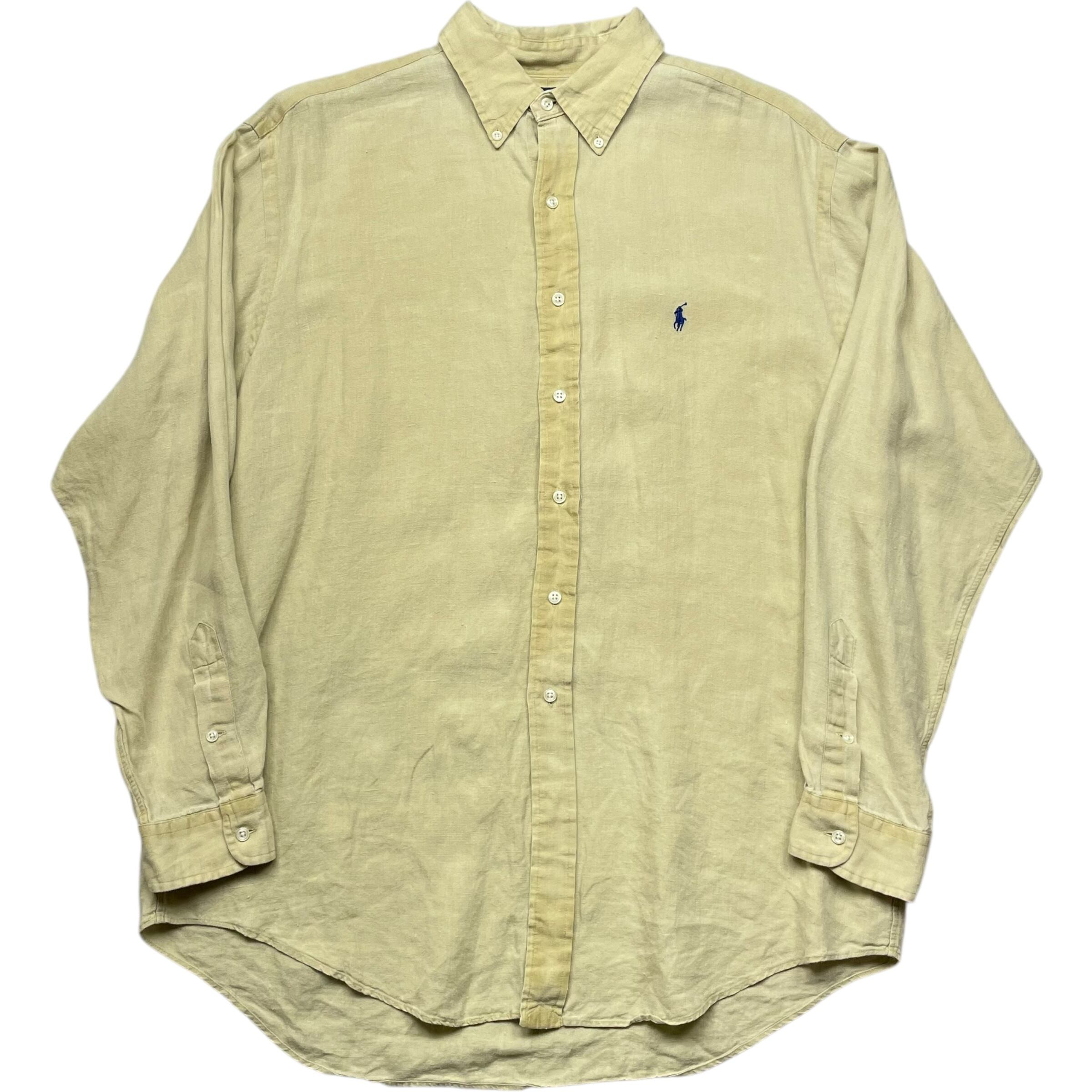 《XL》Ralph Lauren ラルフローレン CLASSIC FIT 長袖シャツ ボタンダウン ポニー ワンポイント no.6138
