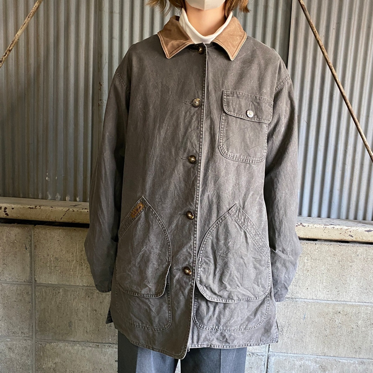 90年代 L.L.Bean エルエルビーン 薄手 ハンティングジャケット