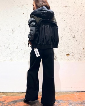 リズレイ RISLEY risley バイカラーボアフーディー