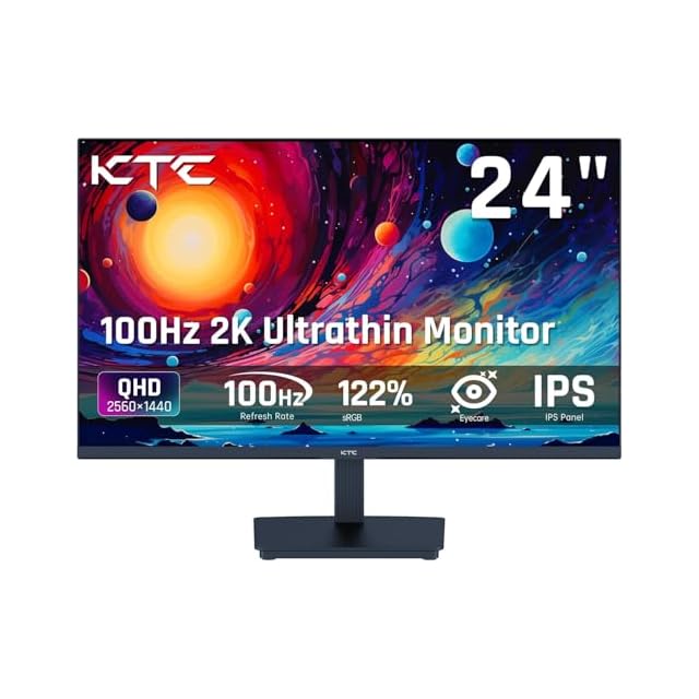 KTC 32インチ モニター WQHD 100Hz(120HzOC可能) IPSワイド画面 350cd
