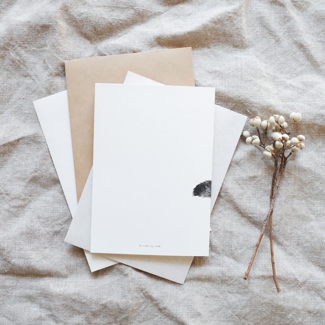 バースデーカード ノルウェージャンフォレストキャット