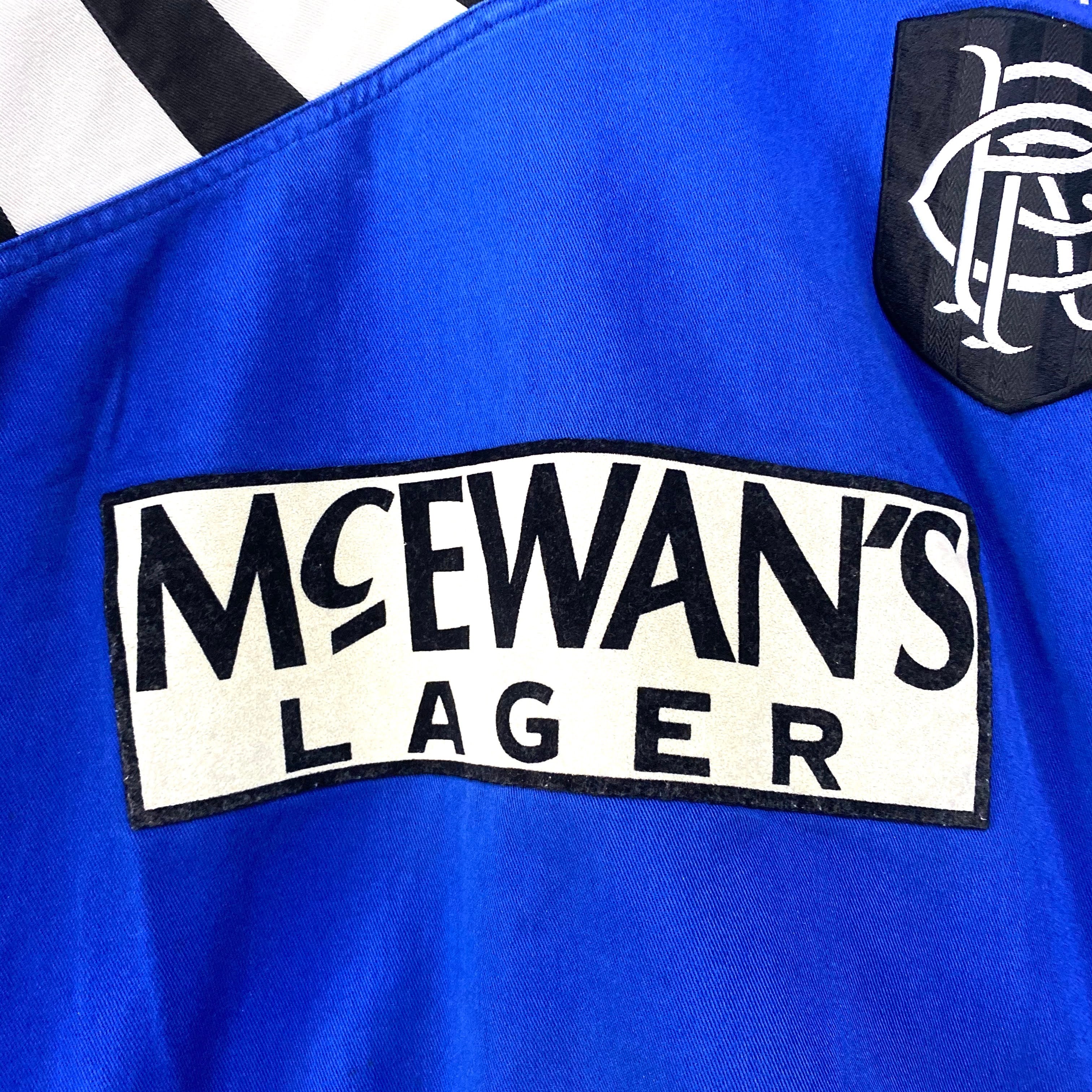 激レア‼️90s adidas レンジャーズ　ドリルトップジャージ L 青/黒 145f561b7bd445c43d3a3127c33a3b