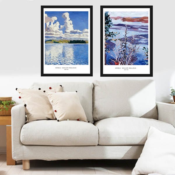 単品 33×43cm アートパネル 枠付きフレーム絵画 世界名画 アクセリ