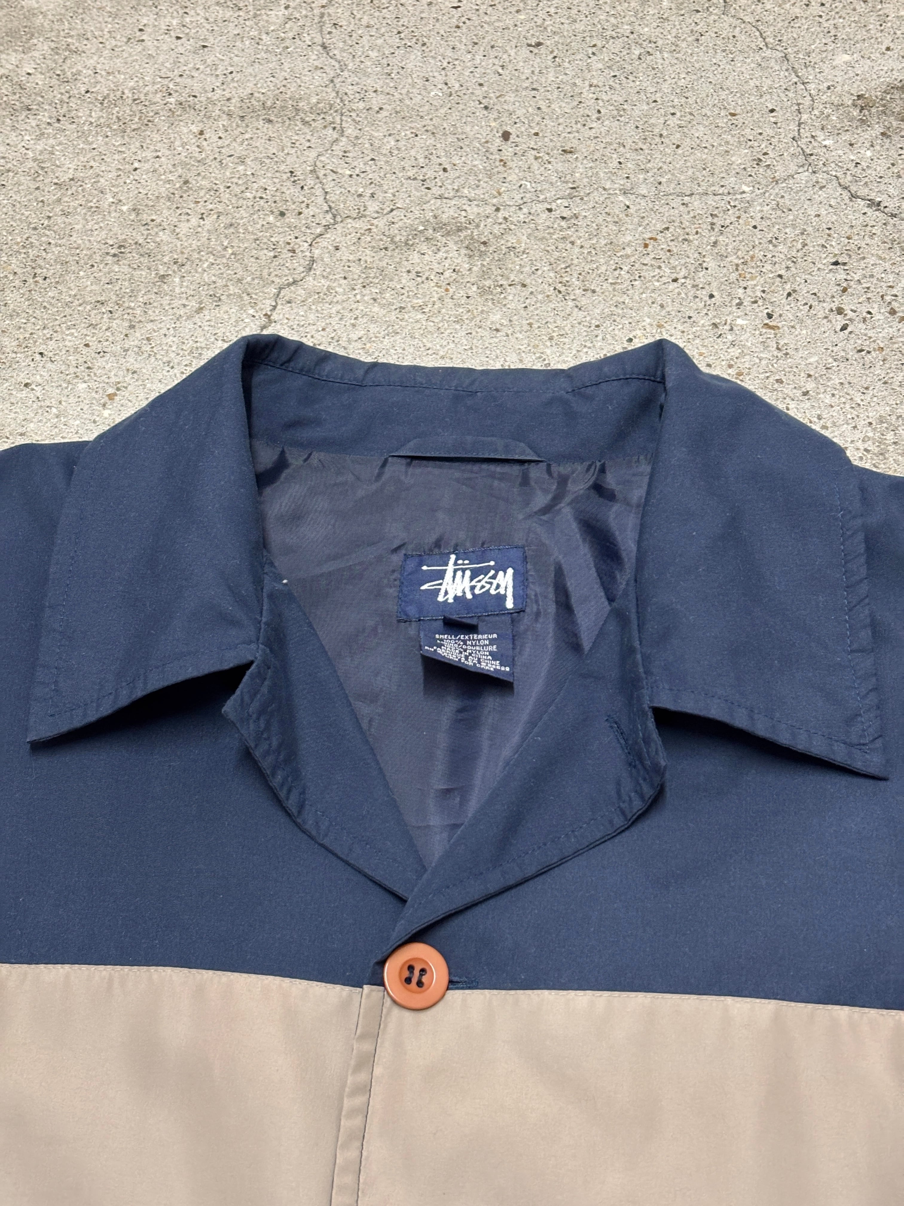 90～00s OLD STUSSY/Nylon Jacket/紺タグ/L/ナイロンジャケット