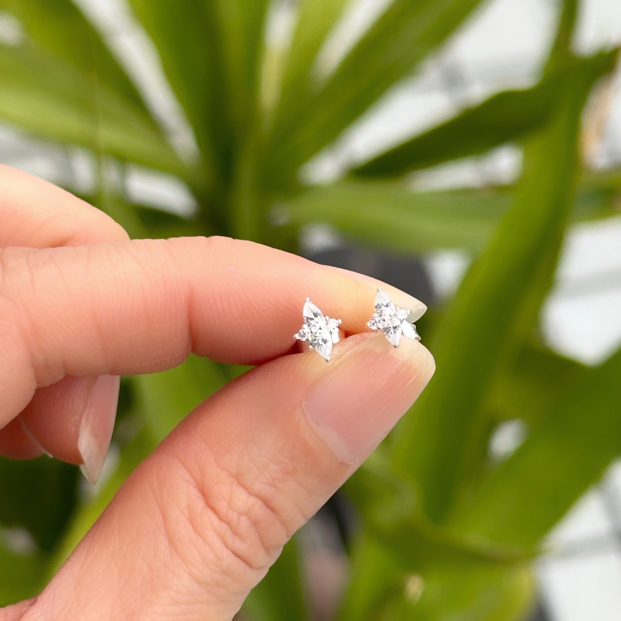 スタースタッドピアス　アフタージルコニア ルミナスター ジルコニア スタッド ピアス. 小さめピアス プチピアス
