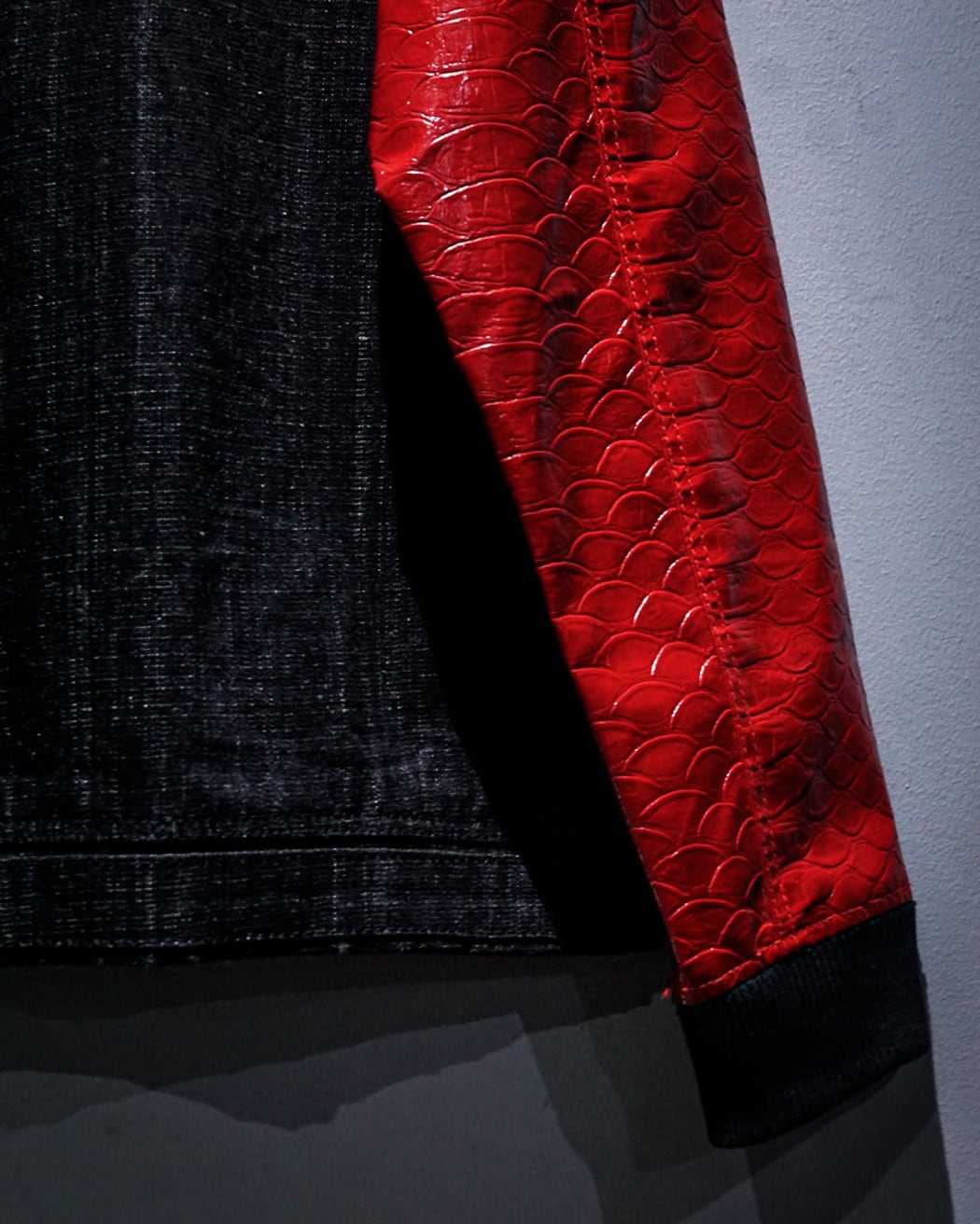 "RED APE" Crocodile Swiching Loose Denim サイズ : 3XL(4L) add(C)vintage】