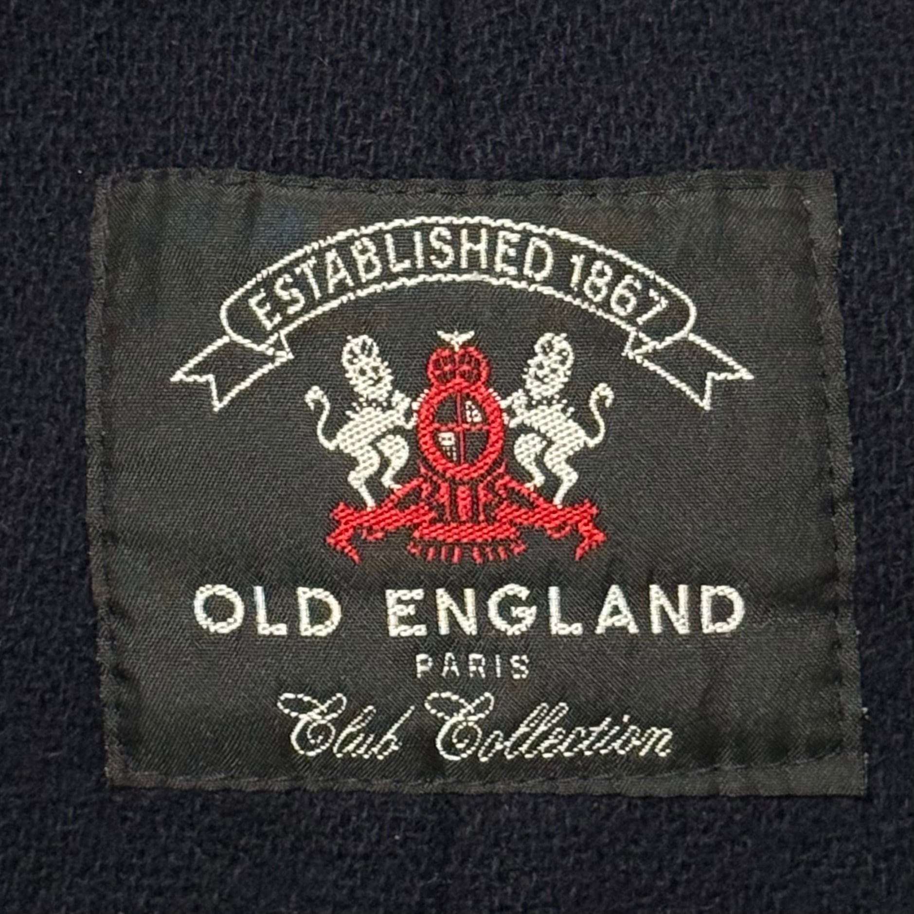 OLD ENGLAND 80-90s イギリス製 ヘリンボーン ウール ダッフルコート