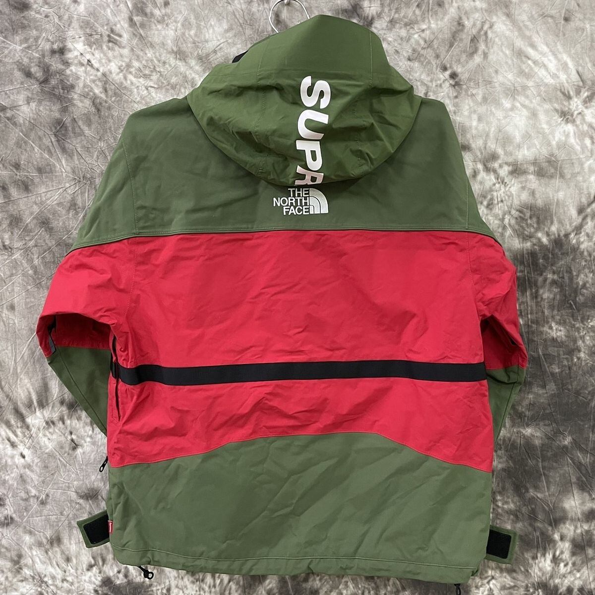 supreme the north face パーカー 赤 M