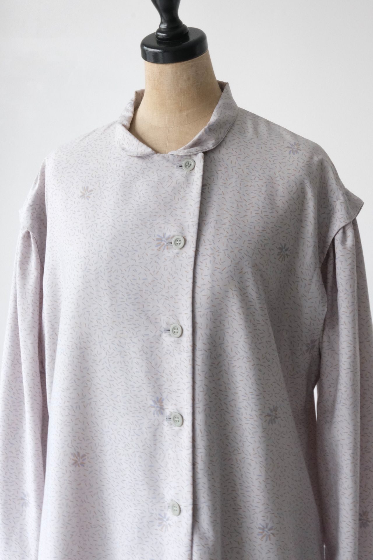 Marimekko floral print lavender gray dress