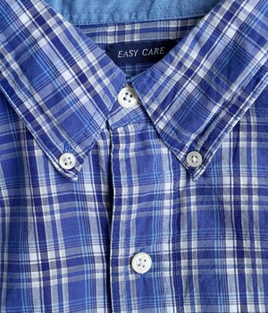 Vintage 90s L Button down check shirts -Chaps-