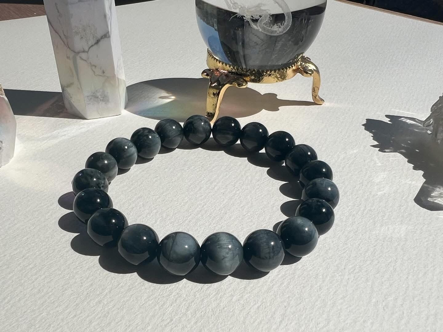 高品質・現品のみ】ラリマー7.5ミリ内径15センチ