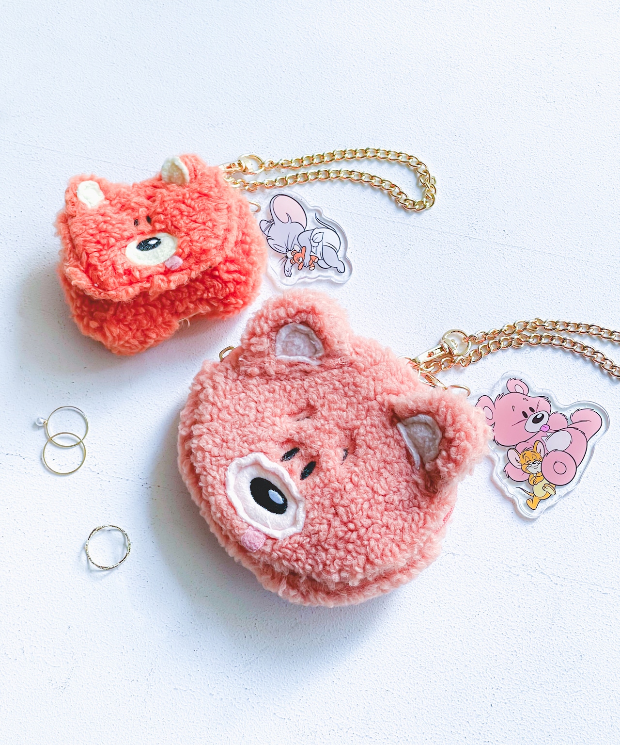 F258170_TOM and JERRY×Flapper テディベアダイカットポーチ - 15