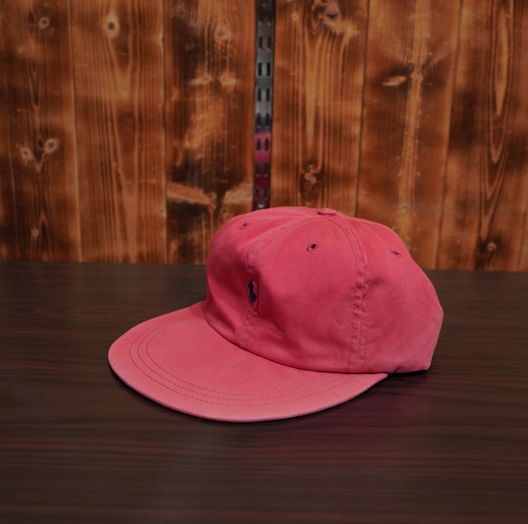 90s USA製 ralphlauren ロングビル キャップ/ ラルフローレン