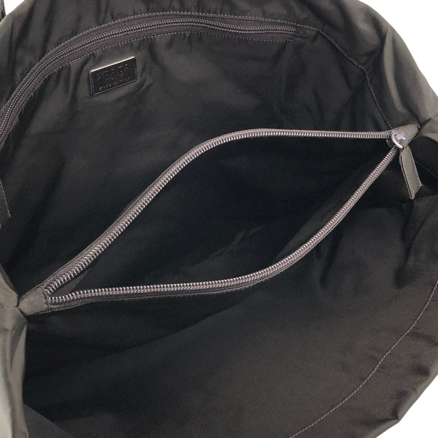PRADA プラダ ハンドバッグ ブラウン トライアングルロゴ ナイロン トートバッグ vintage ヴィンテージ オールド 4bbxfs