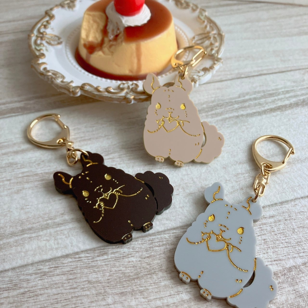 cookie＊キーホルダー LV Biscuit Key Holder and Bag Charm . - Luxury Accessories