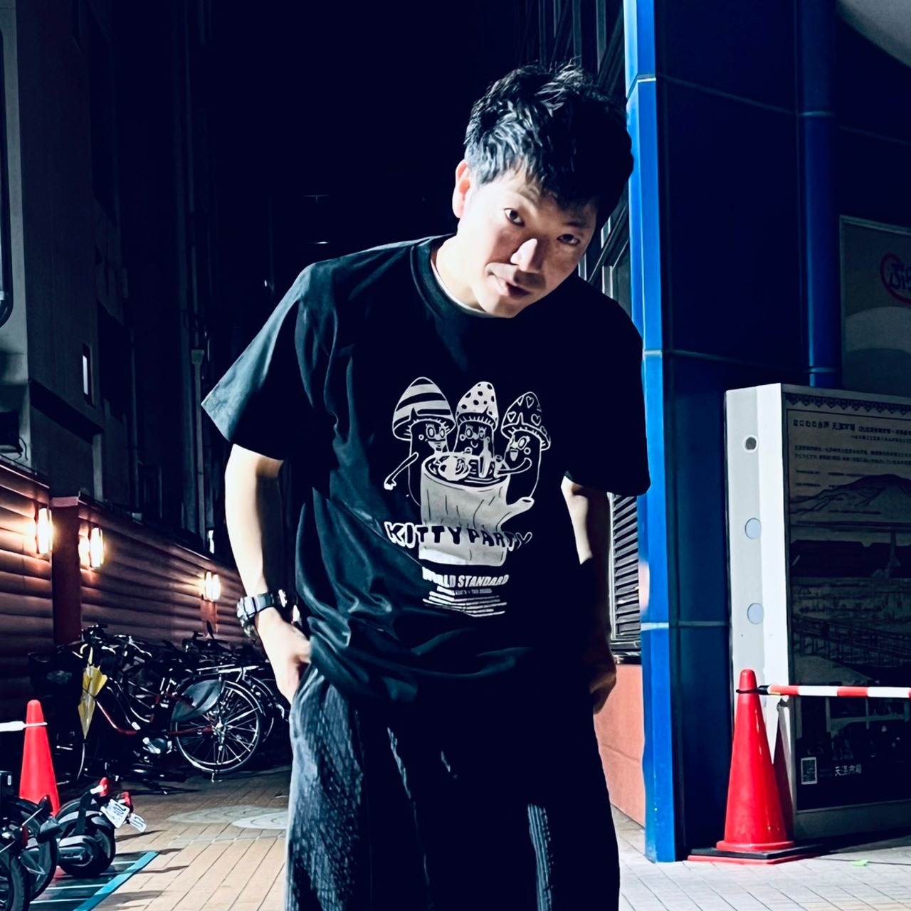 【数量限定】WORLD STANDARD×アキナ秋山コラボクルーネックプリントTシャツ/WSHT-072