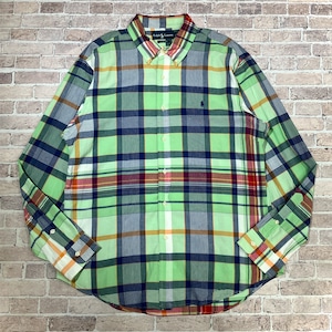 RALPH LAUREN SLIM FIT CHECK SHIRT