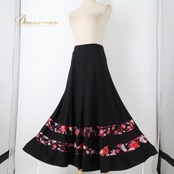 社交ダンス 衣装 Leirena レイリーナ スカート レッスンウェア ブラック系 ピンク系 レッド系 パープル系 花柄 赤 黒 紫 スタンダード 練習着 練習用 モダン 上品 気品 エレガント かわいい 大人っぽい 華やか レディース 競技ダンス ソシアルダンス ボールルームダンス モダンフラワー 花柄スカート タンゴ ワルツ スタンダードダンス ラテン 発表会 競技用 ダンスウェア ダンス服 フレアスカート 社交ダンス練習 社交ダンスレッスン フォーマル 上品レディース エレガントレディース