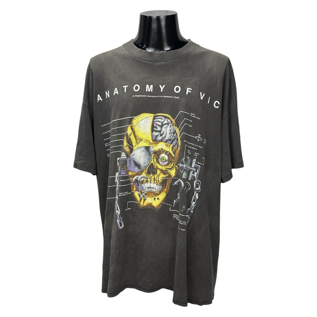 【MEGADETH】メガデス "ANATOMY OF VIC" 90's Vintage Tシャツ