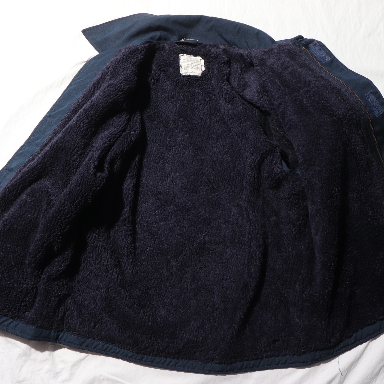 極美品 L 米軍実物 USN デッキジャケット 90年 ネイビー シップボード