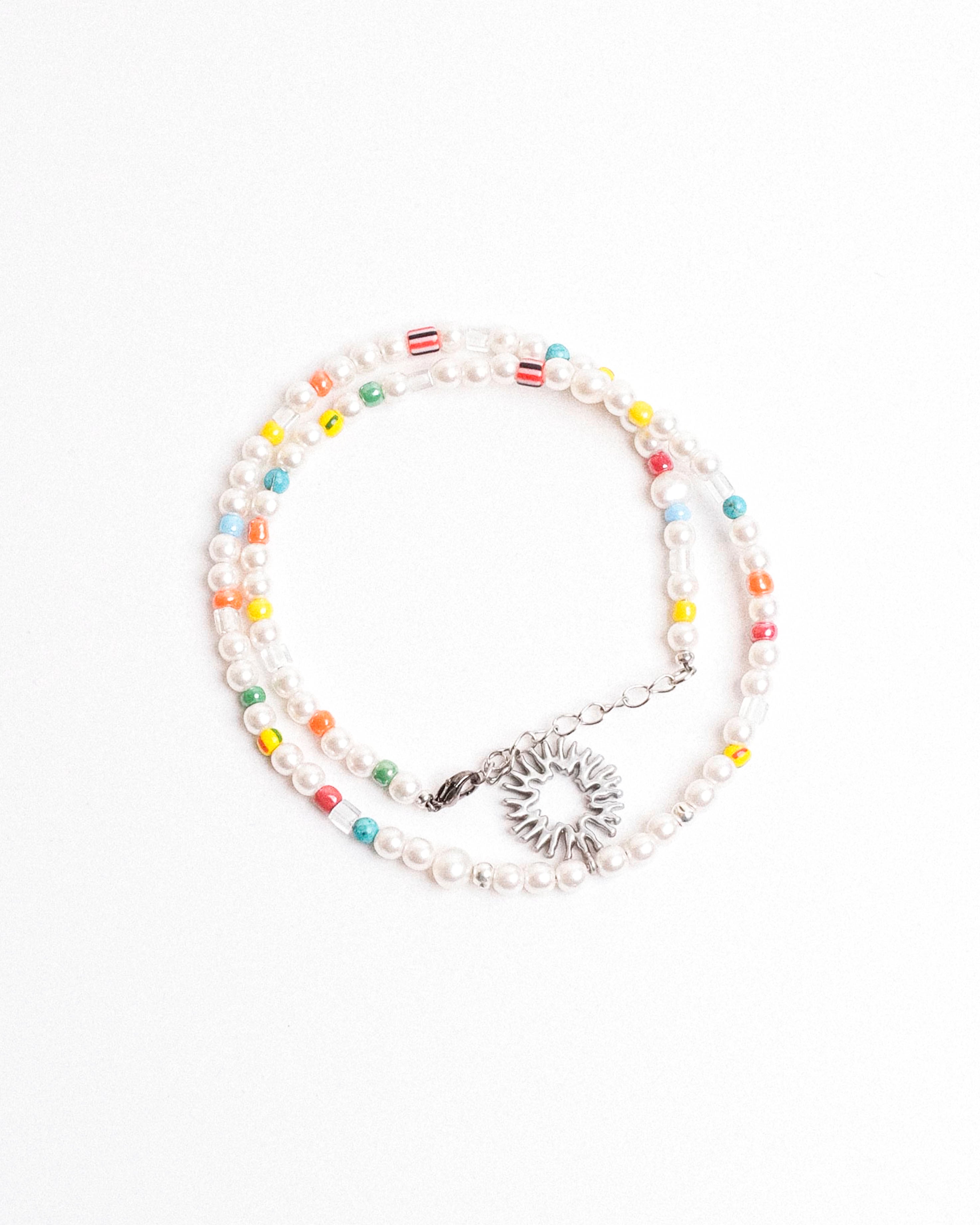 999HUMANITY] 999 RAINBOW STONE SYMBOL NECKLACE 正規品 韓国