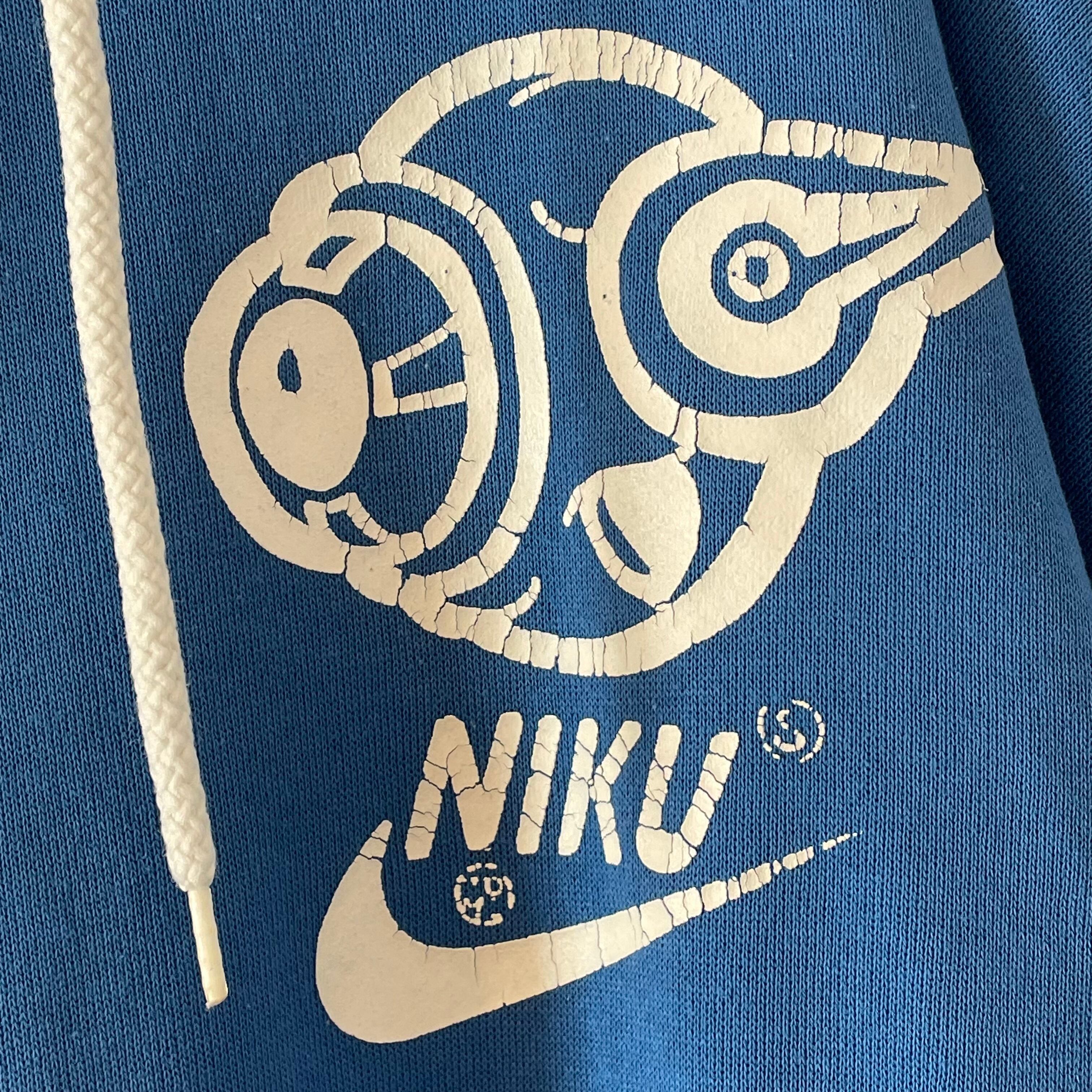 United Sports】90s USA製 ワンポイント NIKE スウッシュ パロディ