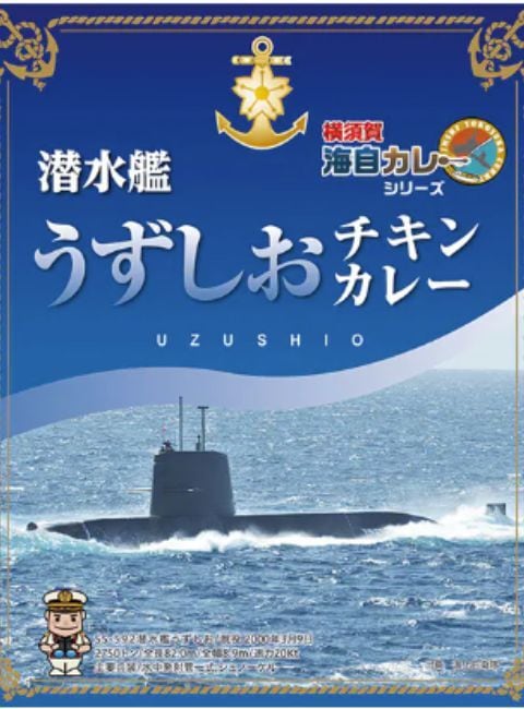神奈川県】横須賀海自カレー 潜水艦うずしおチキンカレー 苦味と
