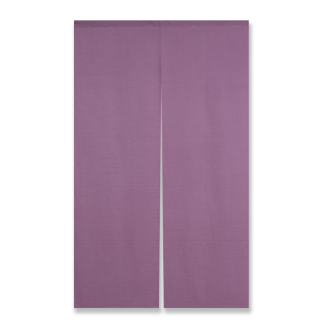 粋 - 色あそび 無地 のれん　RR（ローズ）90㎝×150㎝