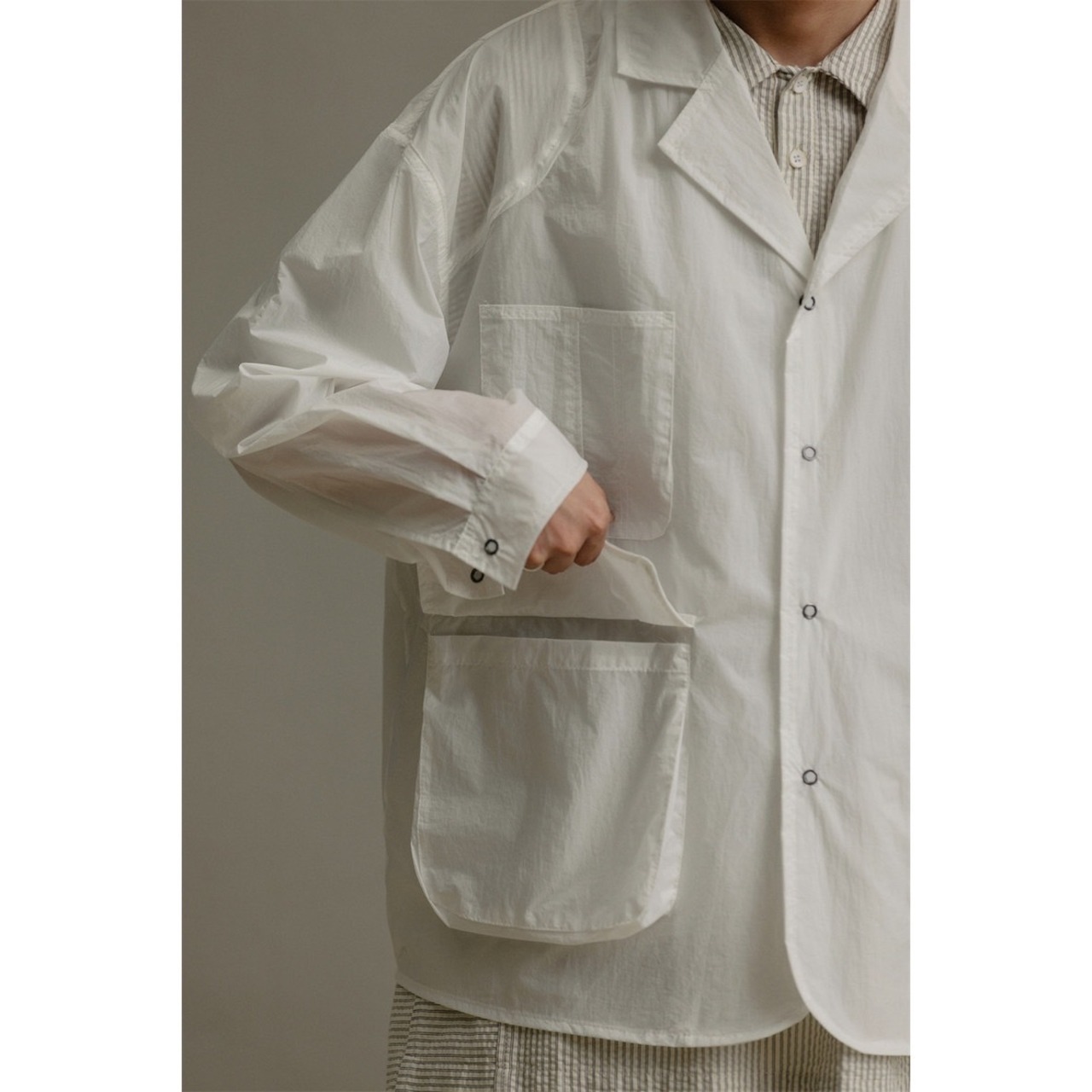 Nylon oversized work jacket 0472 - 12