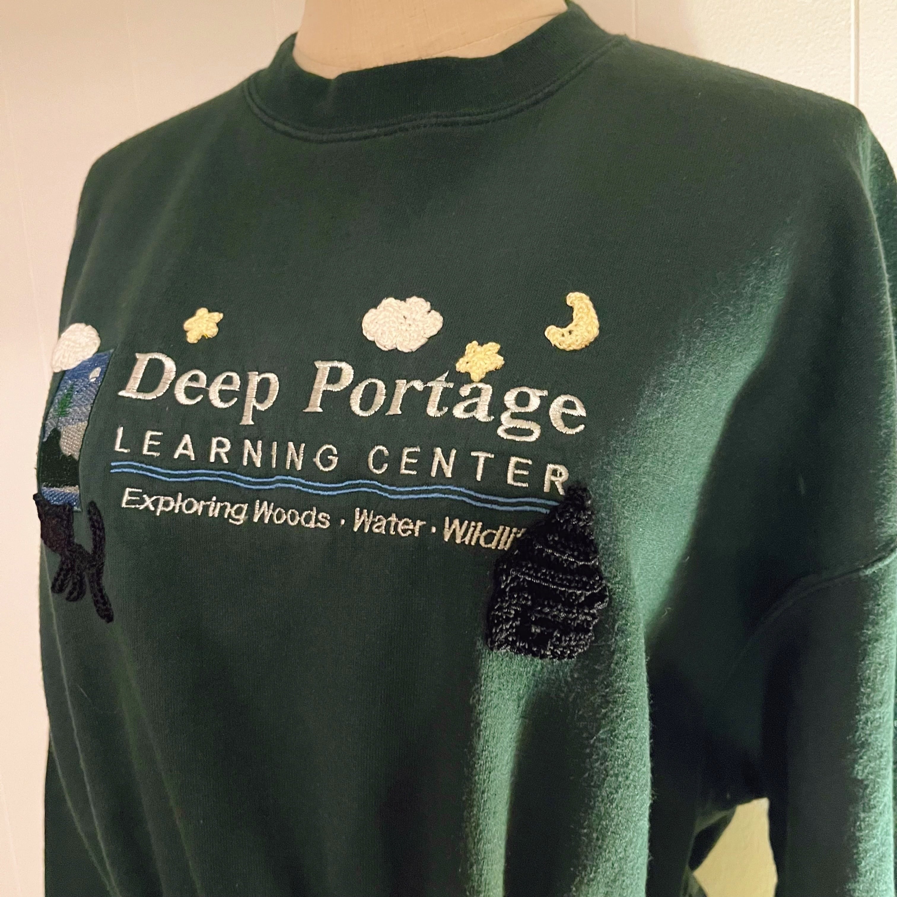 remake / cat walking night green check one-piece