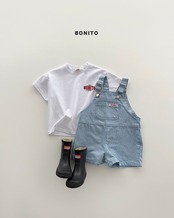 【取寄/韓国直送】BONITO 26/SM ストライプオーバーオール｜夏服｜韓国子供服