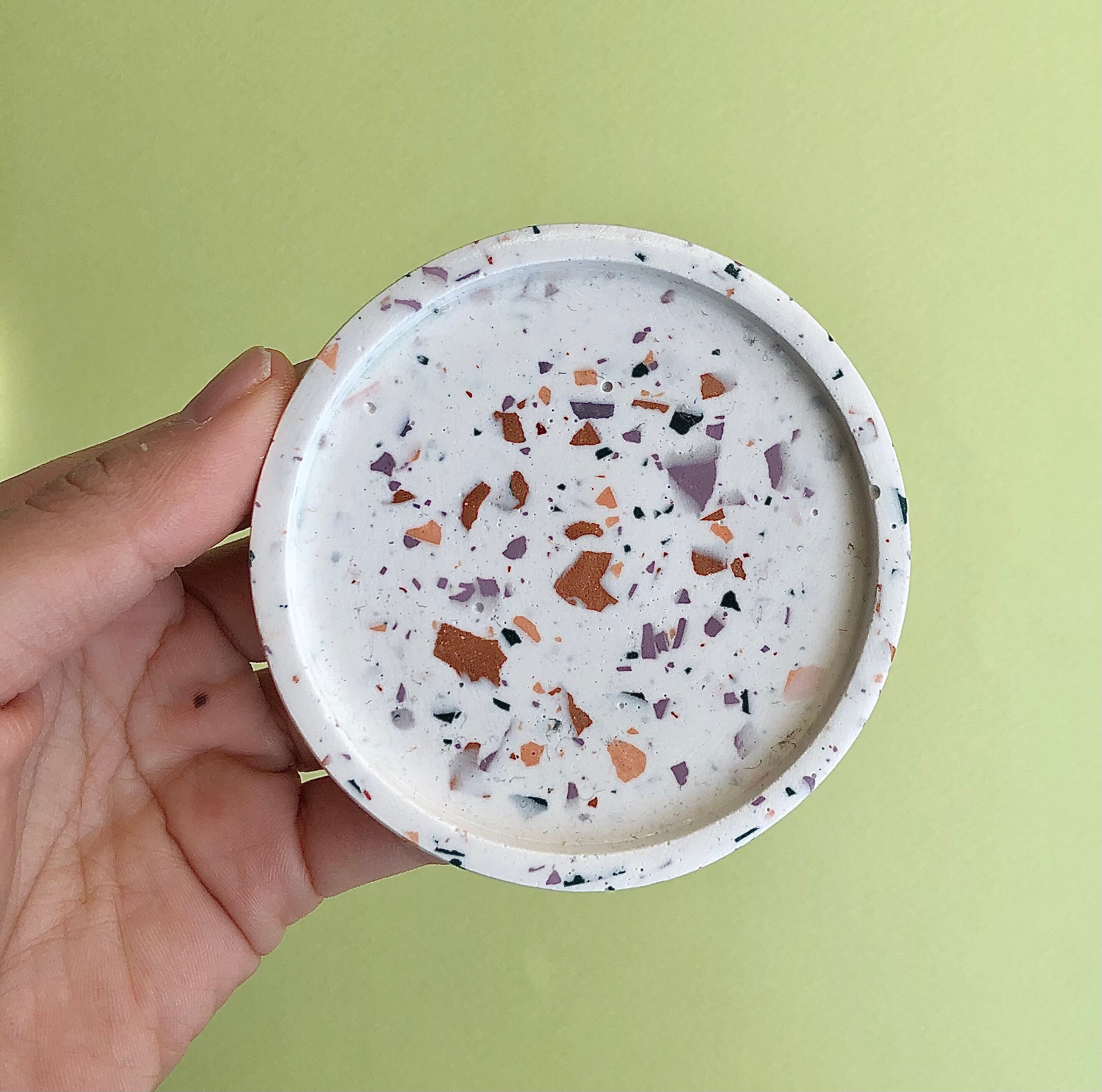 【sample sale】terrazzo テラゾー コースター アクセサリートレイ