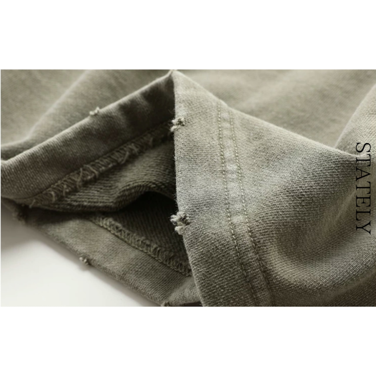 Washed Polo Collar ロンT/4color_T66・画像13