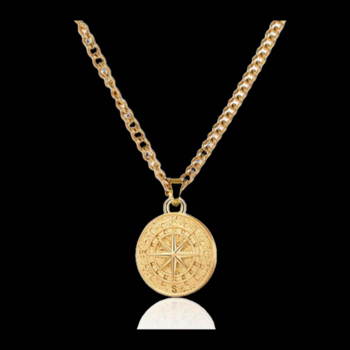 RN045】ネックレス アクセサリー メンズ ゴールド シルバー リング