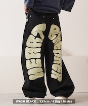 ◆11.5oz バックアーチロゴ ワイドデニムパンツ◆ng-88225