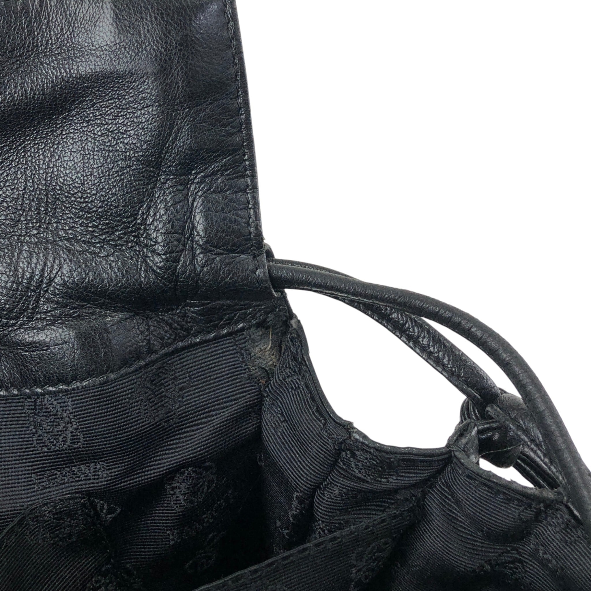 LOEWE ロエベ フラメンコ ショルダーバッグ ブラック アナグラム