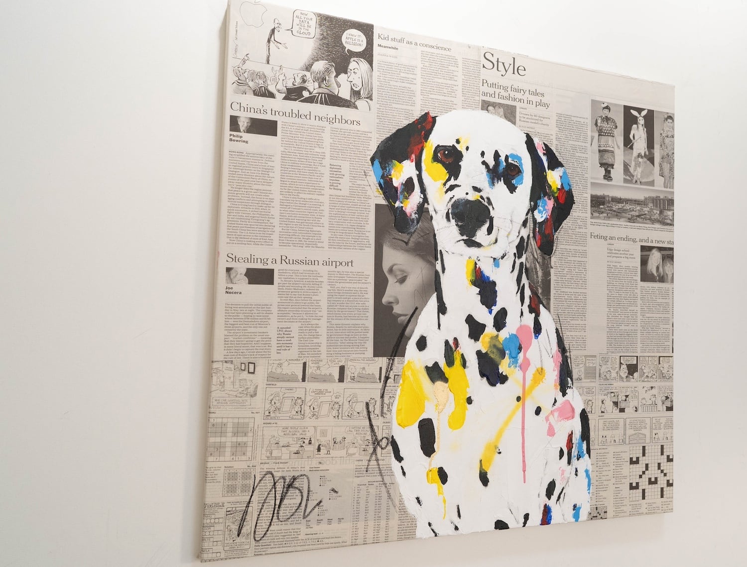 Dalmatian / ダルメシアン / 犬の現代アート作品 絵画販売 | TOMOYA