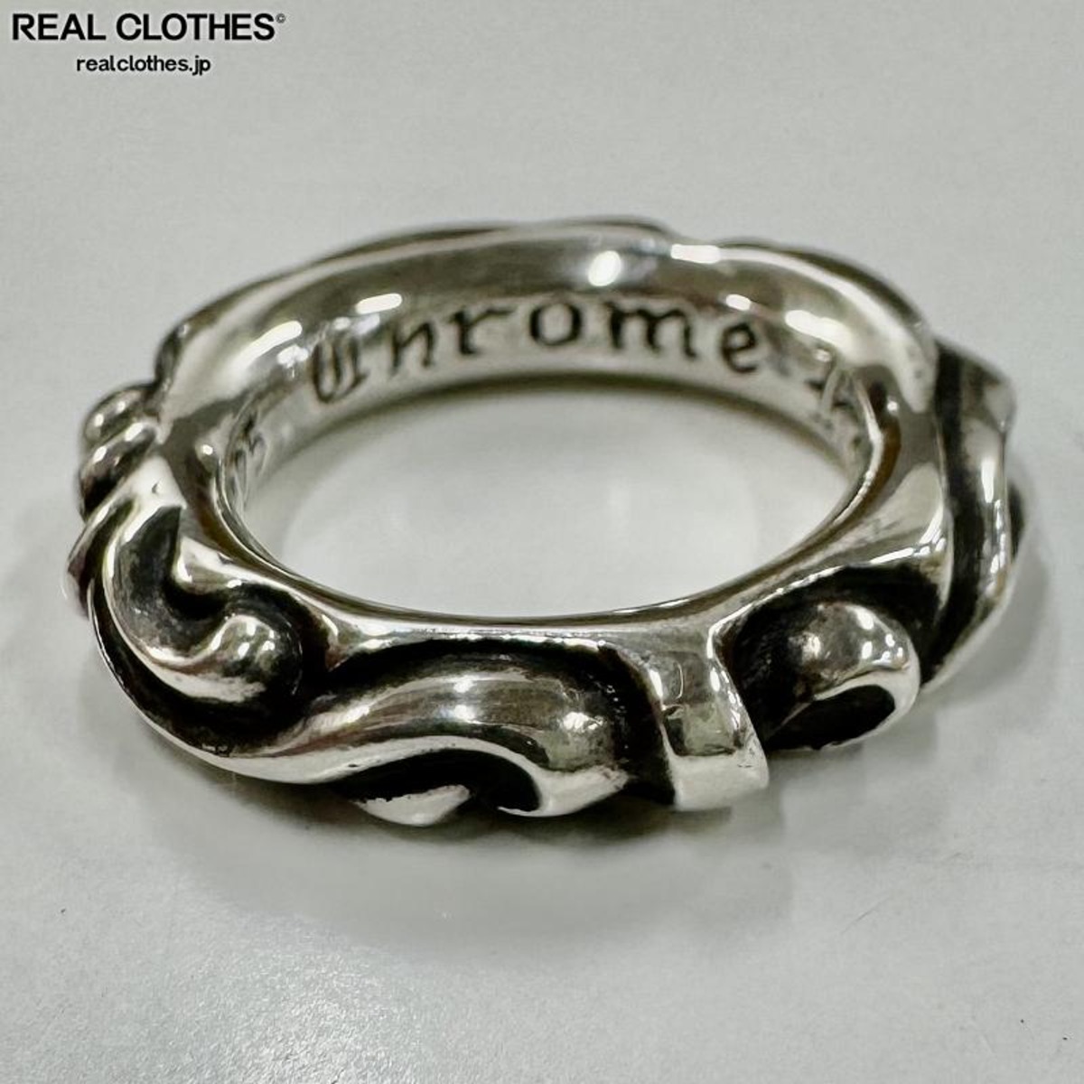 CHROME HEARTS/クロムハーツ スクロールバンドリング/8.5号 