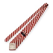 Brooks Brothers ブルックスブラザーズ レジメンタル ネクタイ /レッド×ホワイト/アメリカ製/米国製/シルク×コットン