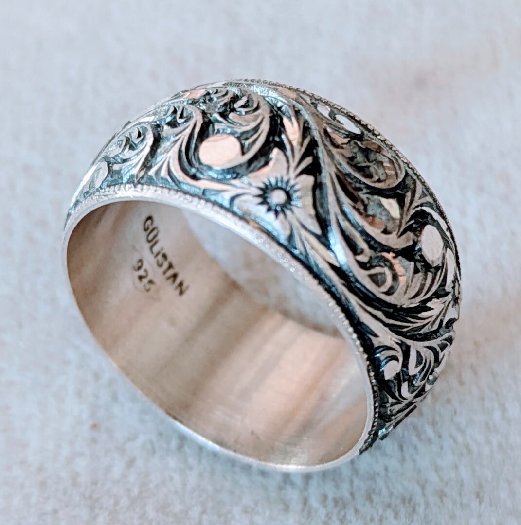 ☆NEW☆トルコ製 シルバー リング 925silver NEW＊ トルコ製 シルバー リング 925silver（月＆星） | HAYAT TURKISH