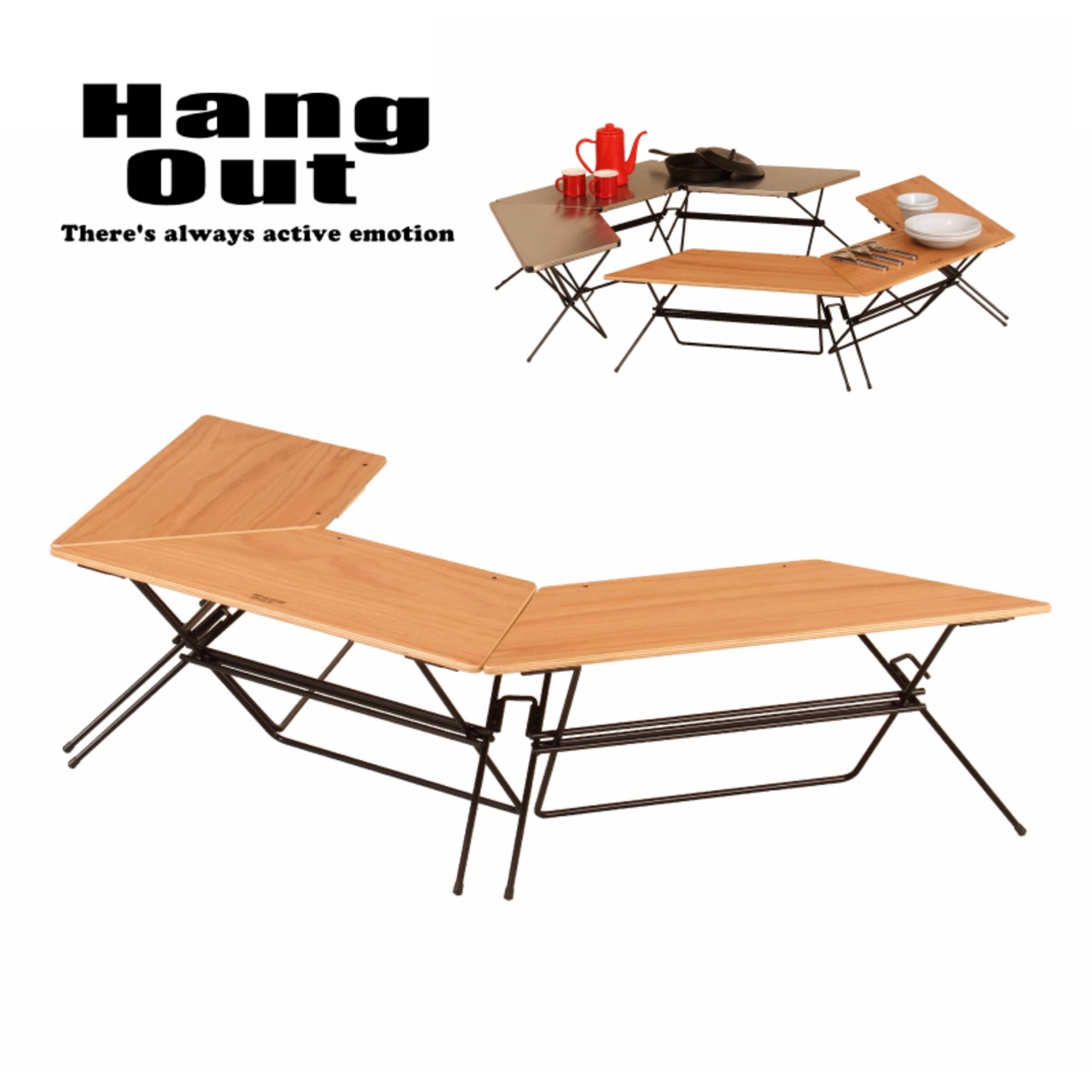 HangOut (ハングアウト) FRT Arch Table (Wood Top) アーチ テーブル ウッド トップ