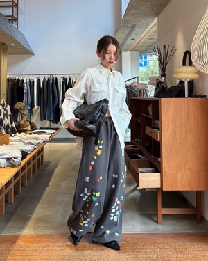 【26AW | WOMEN】BELPER  ベルパー / シャツ / ROUNDED WRINKLE SHIRT 2514-1126C
