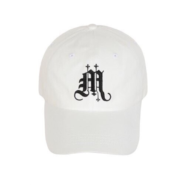 [MANNY LONQ] SIGNATURE LOGO CAP WHITE 正規品 韓国ブランド 韓国代行 韓国ファッション 韓国通販 帽子 キャップ