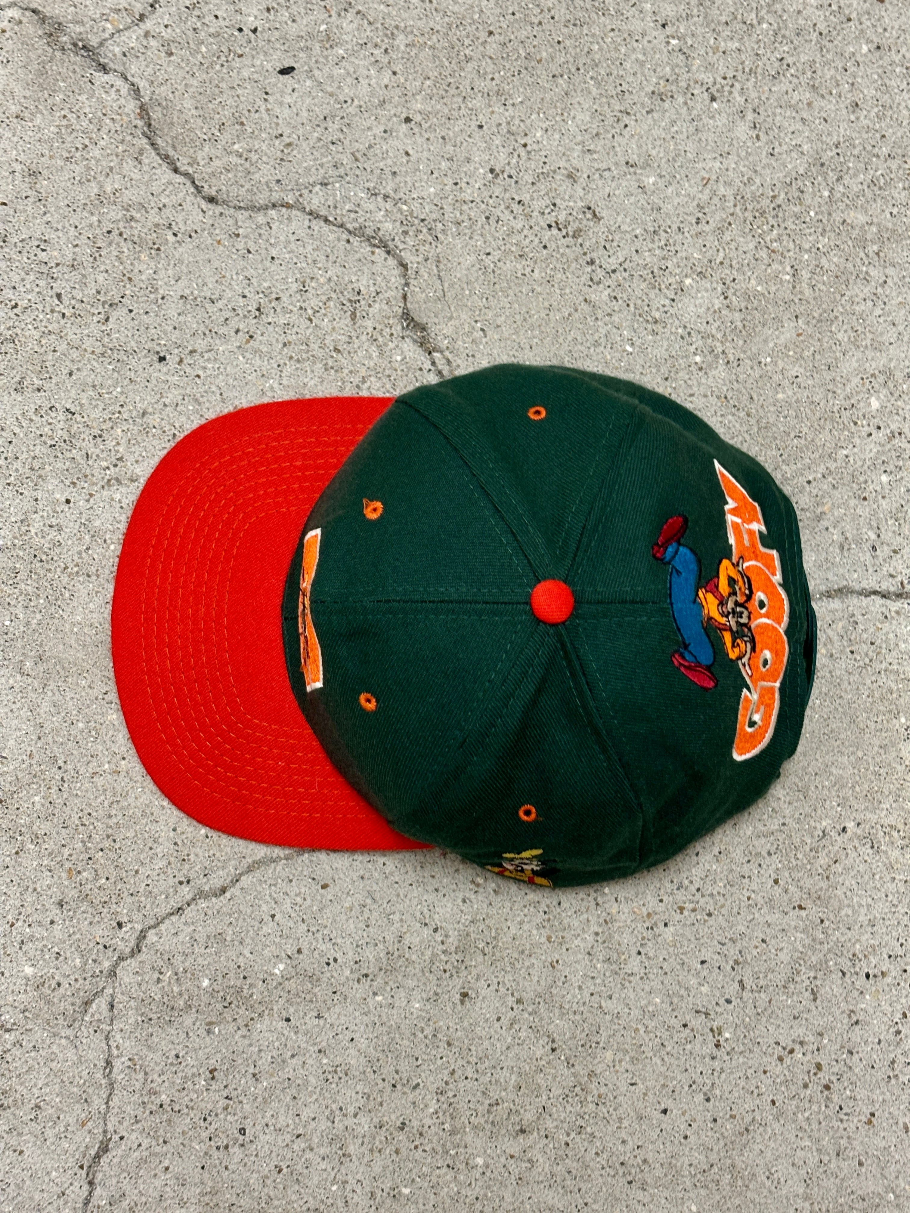 90～00s Disney/GOOFY Cap/Free/グ－フィ－/スナップバックキャップ