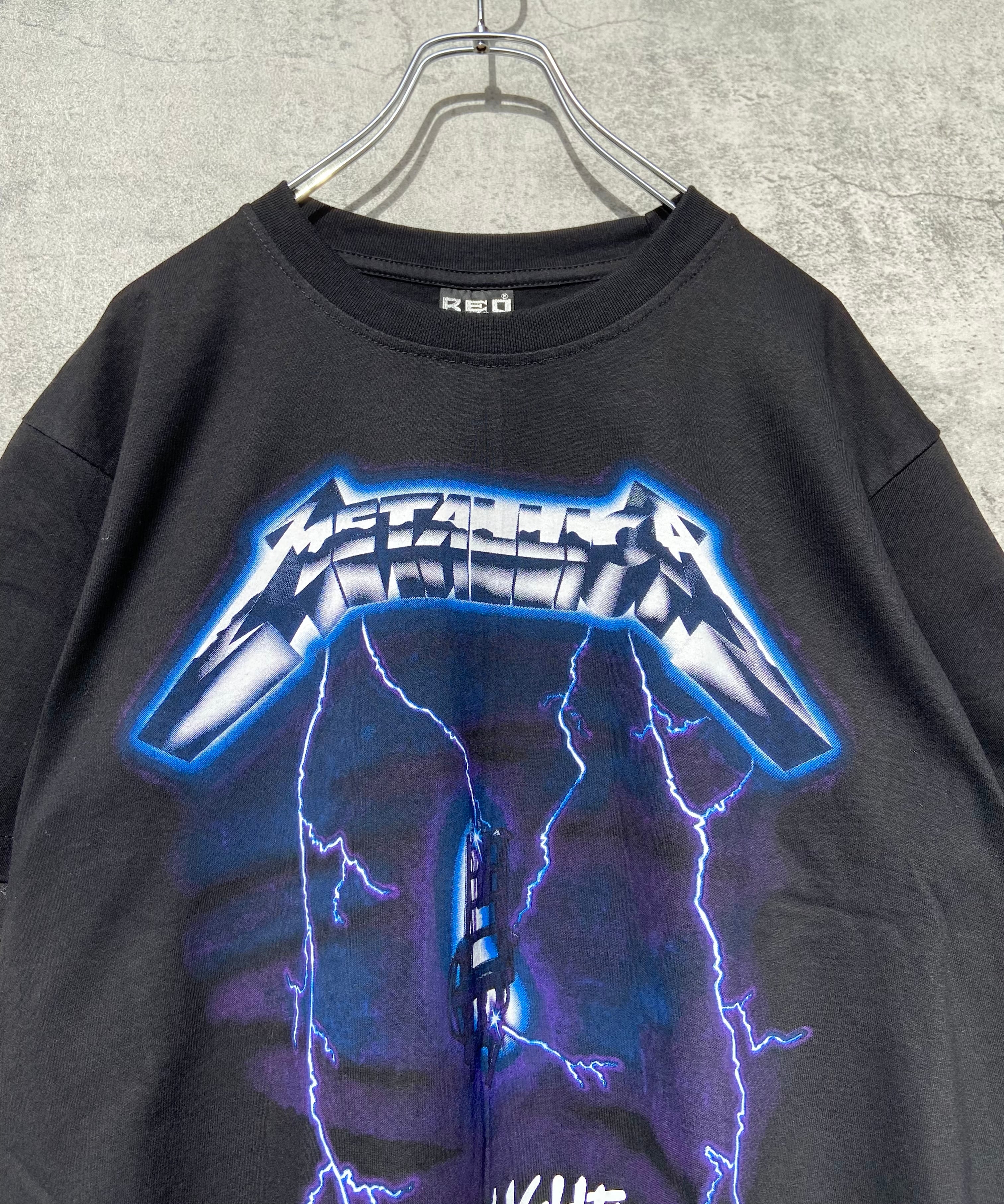 METALLICA メタリカ 海外バンド Tシャツ 両面ロゴ