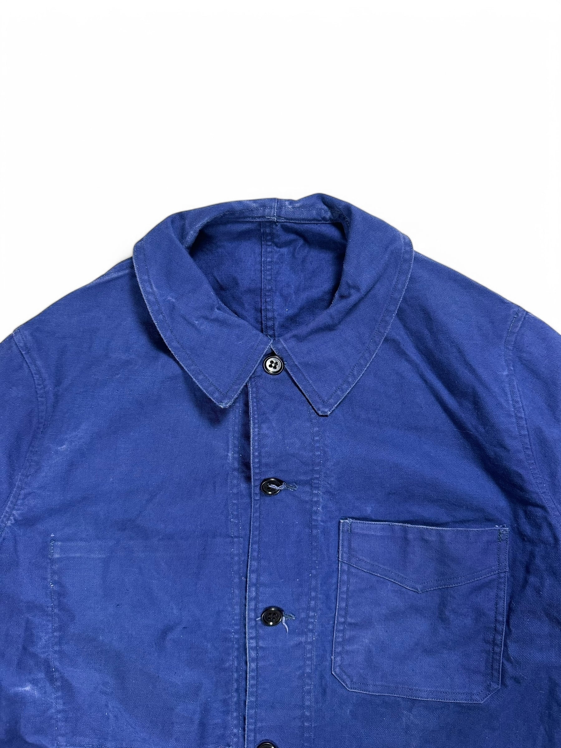 ジャケット・アウター 1940s french work jacket cotton twill 40s French Workwear Blue Cotton Twill Jacket | wardrobe