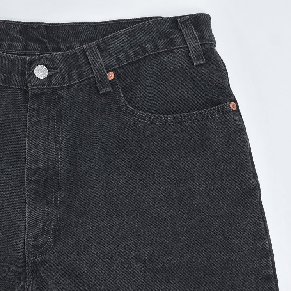 90s USA製 Levi's リーバイス 550 リラックスフィット 後染めブラック