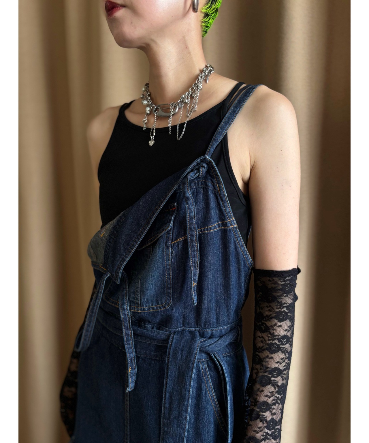 MADE IN JAPAN denim maxi dress-4767-6